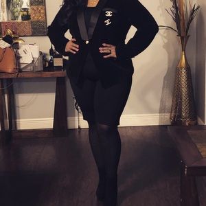 2pc women’s tuxedo set